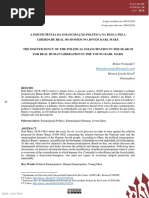 A Insuficiência Da Emancipação Política Na Busca Pela Emancipação Humana