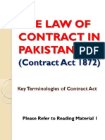 The Law of Contract in Pakistan