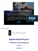 AP1 Kinematics 1D For Digital Devices PDF