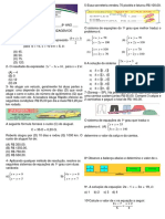 Avaliação 8 Ano Equaç e Sistema