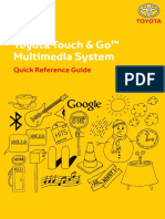 Toyota Touch & Go Multimedia System: Quick Reference Guide