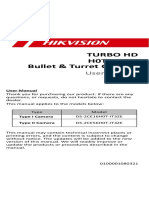 Turbo HD H0T Series Bullet & Turret Camera: User Manual