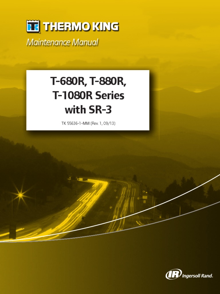 Thermo King t680 Manual de Servicio Contractual Term Fuel Injection