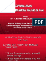 Optimalisasi Nikah Rujuk Di KUA