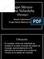 Mina Velardeña Durango