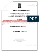 Government of Maharashtra: E-Tender Papers