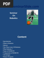 Seminar On: Robotics