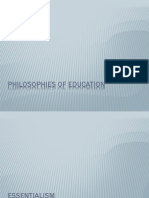 Some Philosophies of Education
