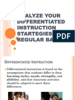 Analyze Your Differentiated Instruction Strategies in Regular Bases