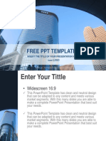Modern Architecture Real Estate PowerPoint Templates Widescreen