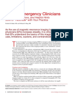MRI For Emergency Clinicians: Feature