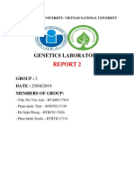 Report 2: Genetics Laboratory