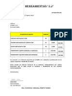 Herramientas "J.J": Doradal Puerto Triunfo, 27 Agosto 2019