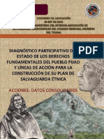 Pueblo Pijao Diagnostico Comunitario