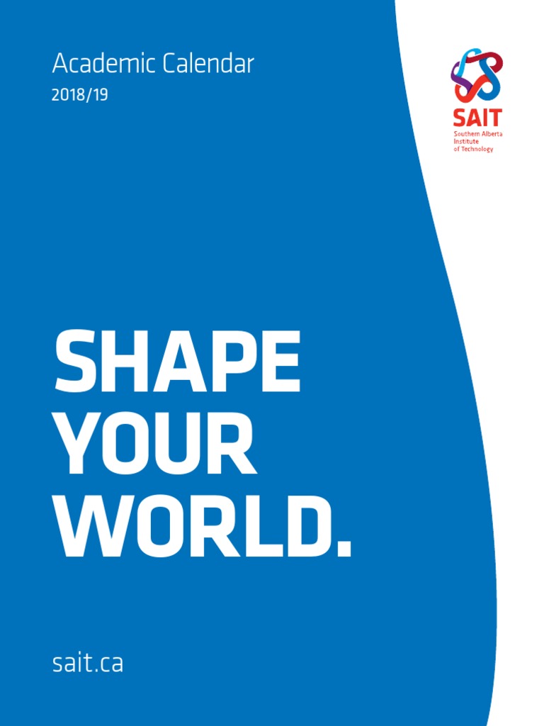 Sait Academic Calendar | PDF | University And College Admission | Academic  Term