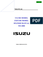 Workshop Manual: Us - Ubs Model Exp - Ubs Model Spanish Manual TIS 2000