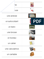 Flashcards Fournitures Scolaires