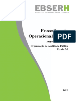 Procedimento Operacional Padrão: POP/DAF/002/2014 Organização de Audiência Pública Versão 3.0