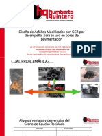 Evaluacion de Asfaltos Modificados Con Grano de Caucho Por Desempeño PDF