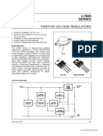 L7800 Series: Positive Voltage Regulators