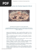 Astrologia Medieval - As Características Dos Planetas Segundo Al-Biruni