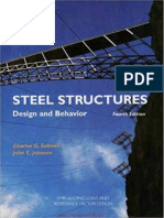 Steel Structures Design and Behavior 4th Edition by Charles G. Salmon and John E. Johnson