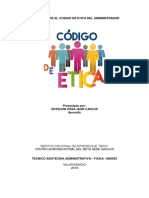 Ensayo Sobre El Codigo de Etica Del Administrador de Empresas-1