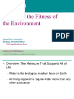 Water and The Fitness of The Environment: Powerpoint Lectures For