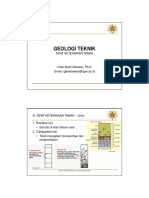 3.lecture - Geologi Teknik - TGL - Sifat Keteknikan Tanah-WK3 - 2015 PDF