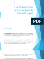 Responsabilidad Social Empresarial en Salud Integral