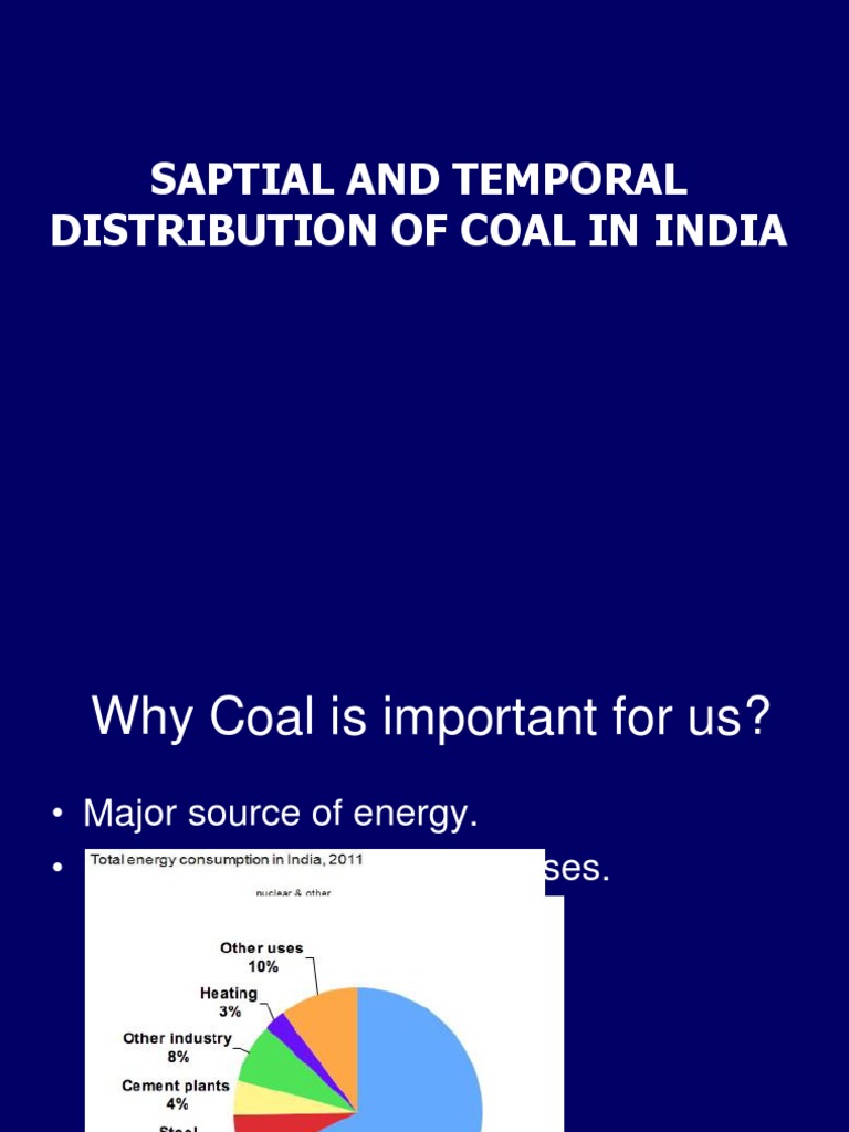 Describe The Distribution Of Coal In India