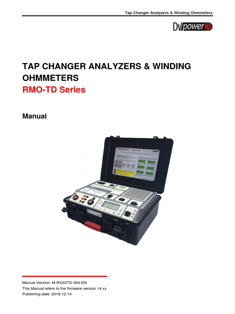 Manual Rmo TD M Rxx0td 304 en | PDF | Transformer | Safety