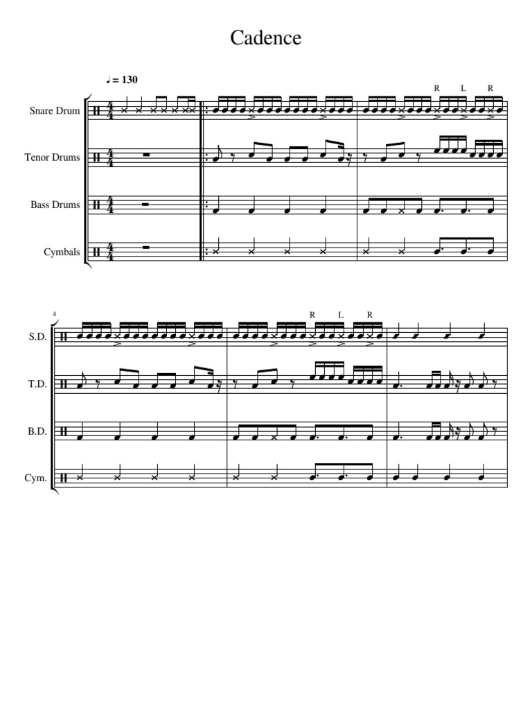 Cadence | PDF | Performing Arts Companies | Elements Of Music