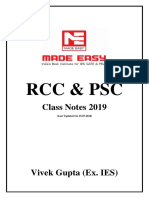 RCC & PSC Class Notes 