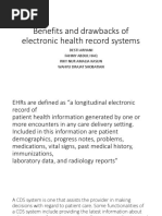 Benefits and Drawbacks of Electronic Health Record Systems