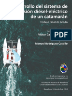 Desarrollo Del Sistema de Propulsión Diésel-Eléctrico de Un Catamarán - Víctor Canela Badrinas