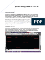 Tugas 1: Aplikasi Menggambar 2D Dan 3D Auto Cad: Pengertian Autocad