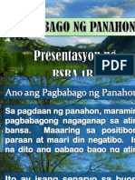 Pagbabago NG Panahon