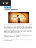 Jornalismo de A a Z Vocabulário 