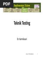 teknik testing PL