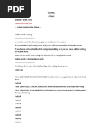 Configuracion Sw1: Practica 1 Ccna3