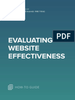 ANA Evaluating Website Effectiveness