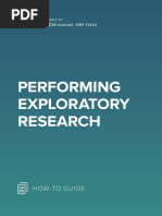 ANA Performing Exploratory Research