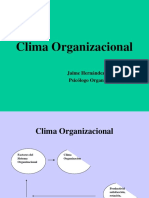 Clima Organizacional (Para Clases 2019)