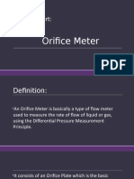 Mlab Report:: Orifice Meter