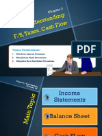 Tujuan Pembelajaran:: 1. Membaca Laporan Keuangan 2. Menghitung Pajak Perusahaan 3. Mengukur Arus Kas Bebas Perusahaan