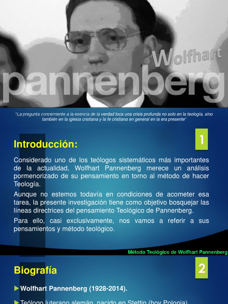 Wolfhart Pannenberg PDF Divinidad (disciplina académica
