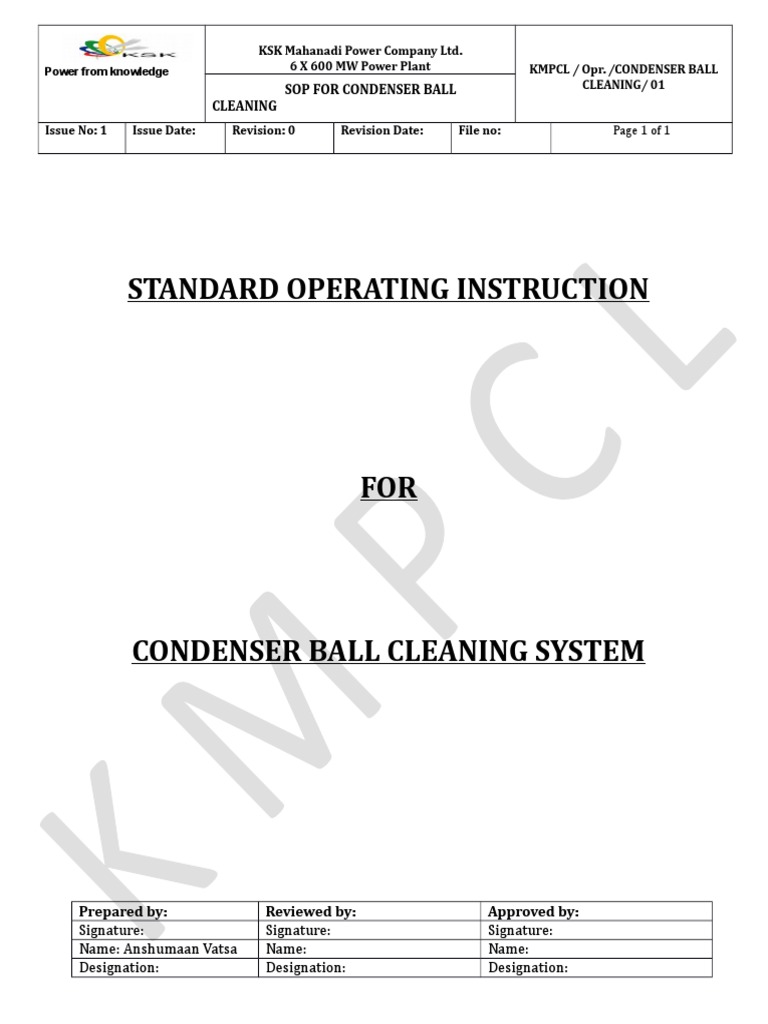 Condenser Ball Cleaning System Download Free PDF Valve Pump