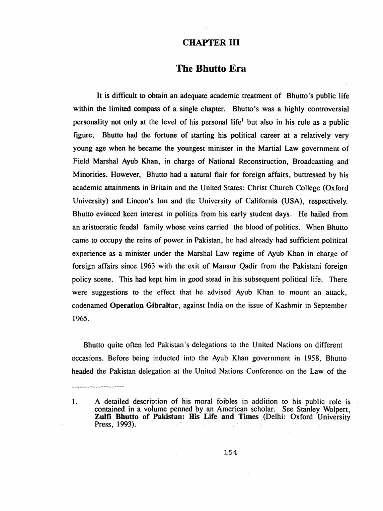 07 Chapter 3 | PDF | Zulfikar Ali Bhutto | Pakistan