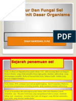 Struktur Dan Fungsi Sel Sebagai Unit Dasar Organisme: Idah Hamidah, S.PD